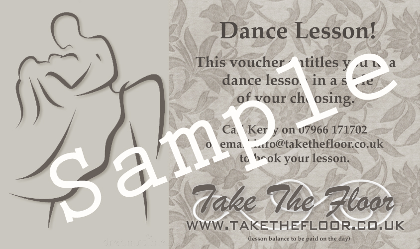 dance lesson voucher 